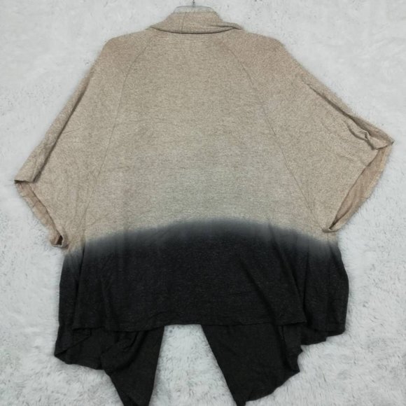 Status By Chenault Womens Cardigan Sweater Multicolor Ombre Short Sleeve M New - Picture 2 of 7